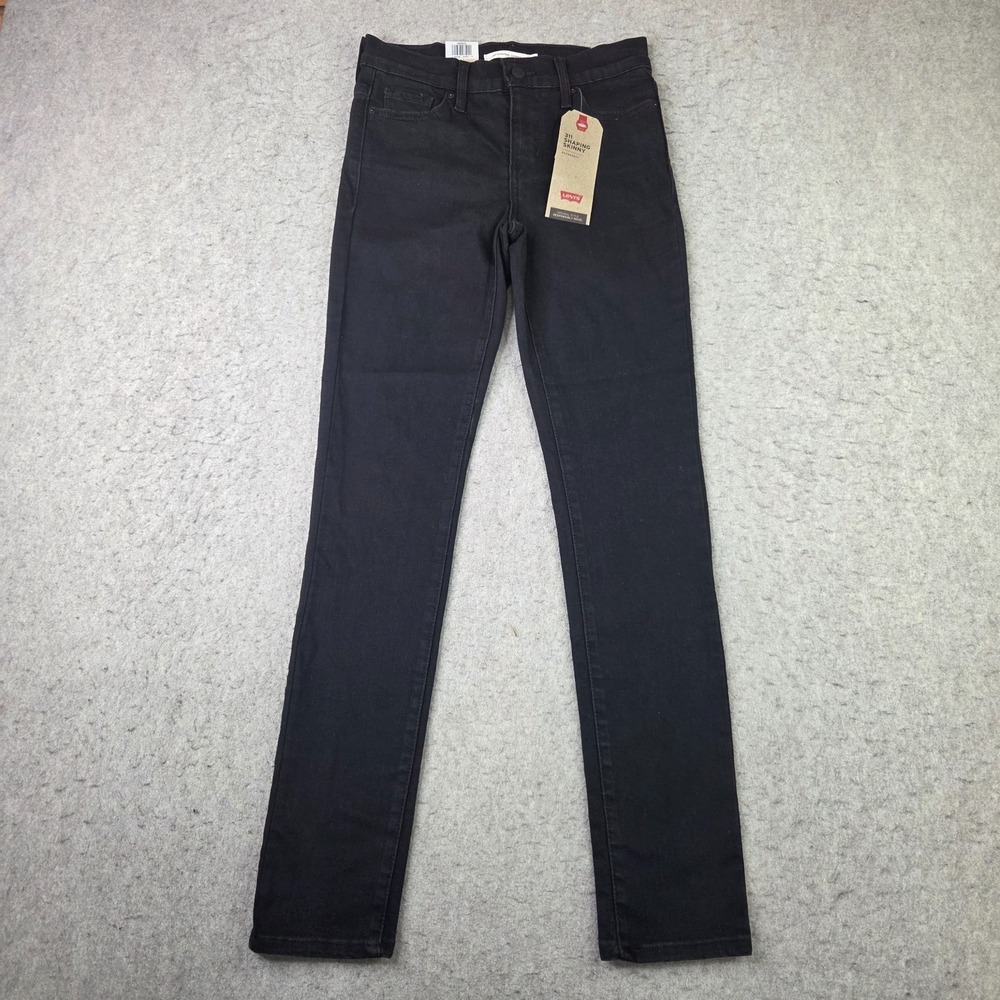 Levi's Women's 311 Shaping Skinny Jeans Black Size W 26 x L 30 Stretch NEW